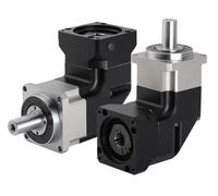1 réducteur planétaire à engrenage hélicoïdal à 90 degrés, for moteur pas à pas Nema 17, 23, 34, 40, 60, 80, 90, 110, 130 mm(PLMG060 11mm Input,Speed Ratio 15 to 1)