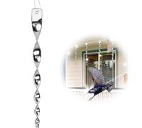 1 réflecteur rotatif pour oiseaux d'extérieur de 30 cm - Réflecteur en spirale pour effrayer les oiseaux de jardin, appareils ménagers pour cours, terrasses, jardins, fermes décoration