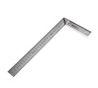1 règle carrée portable en acier inoxydable de 30 cm pour mesurer l'angle droit, rapporteur, mesure biseautée, hauteur et profondeur, azimut, pliable, testeur de localisateur, support de base