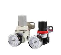 1 régulateur de pression d'air pneumatique AR2000 AR2000-02 Filetage M5 1/8 1/4" Filetage standard Valve de décharge d'air réglable (AR2000)