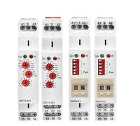 1 relais de minuterie multifonction électronique réglable ou numérique 12 V 24 V 48 V 110 V 220 V GRT8-M GRT8-K (GRT8-M2-ACDC12-240 V)
