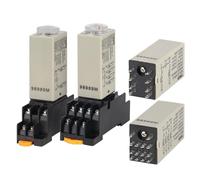 1 relais de retard de temps H3Y-2 H3Y-4, bouton de réglage, contrôle de minuterie, minuterie de retard d'allumage, relais de retard d'allumage, 8 broches (H3Y-2, AC 24 V, 5 secondes)