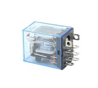 1 relais micro électromagnétique électronique à usage général for lampe LED 10 A 8 broches bobine DPDT DC12 V 24 V AC110 V 220 V(DC,48V)