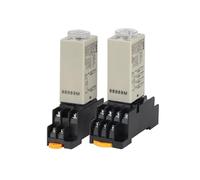 1 relais temporisé H3Y-2/4 à temporisation à l'enclenchement, contact argenté, petit relais temporisé AC220V DC24V 12V(H3Y-2 AC220V,1min)
