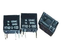 1 relais YT102-S-112D; YT102-S-105D; (23F-5V/12V-1A) 6 broches.(YT102-S-105D 5V)