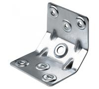 Equerre Hettich 1 renfort d'angle pour table acier zingué, l.70 mm