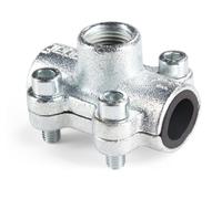 1"" réparation Colliers raccords pour tuyaux en acier fuite correctif avec la femelle 3/4"" menuisier bsp