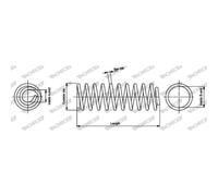 1 Ressort De Suspension Essieu Avant Monroe Sp3000