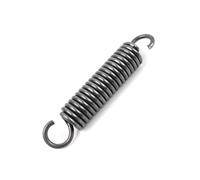 1 ressort de tension en acier à ressort, crochet simple ouvert, diamètre du fil 2,5 mm, diamètre extérieur 18 mm, 20 mm ou 22 mm, longueur 60 à 350 mm,LP x OD x L,2,5 x 18 x 60 mm