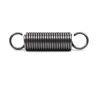 1 Ressort D'extension Durable en Acier, Ressort De Tension à Double Crochet - 3 X 30 X 80 Mm, Diamètre du Fil 3 Mm, Diamètre Extérieur 30 Mm, 1 Pcs, 3 x 30 x 130 mm