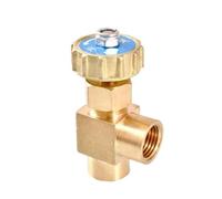 1 robinet à aiguille en laiton - Papillon angle droit F1/4 et F1/8 for un contrôle une régulation précis du débit(Angle F1 8)