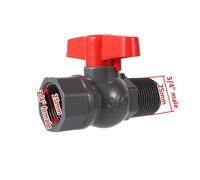 1 robinet à boisseau sphérique en PVC 3/4" / 1 pouce, robinet à boisseau sphérique en PVC, robinet d'eau for aquarium, adaptateur de robinet, interrupteur d'eau de jardin, contrôleur d'eau d'irrigatio