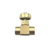 1 robinet à pointeau en laiton - Papillon à angle droit F1/4 et F1/8 for un contrôle et une régulation précis du débit(Parallel F1 8)