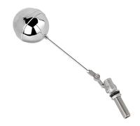 1 robinet à tournant sphérique flottant réglable, vanne à flotteur étendue en acier inoxydable 304 de 1/2 pouce, contrôleur de niveau d'eau for tours de réservoir d'eau(1/2inch 70mm)