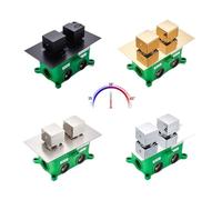 1 robinet thermostatique de douche encastré à double poignée, mitigeur thermostatique de douche à 2 et 3 voies(3Ways Nickel A)