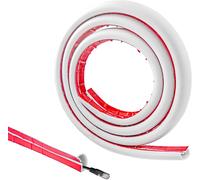 1 Rolls of Flexible Cable Duct 1 Metre,Self-Adhesive Wall TV Cable Cover,16 mm x 10 mm,PVC Mini Cable Ducts for Wires on the Wall Floor,White