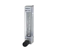 1 rotamètre à tube de verre DK800-6, débitmètre à section variable for liquides(6-60L-H)