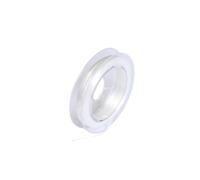 1 Rouleau 0.8 mm Élastique Extensible Fil Élastique pour Bracelet Perle 10m Fil pour Bracelet Resistant Cordon Elastique pour Faire des Bracelets (Blanc)