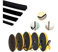 1 rouleau 1-10 mm d'épaisseur Forte adhérence EVA bande de caoutchouc mousse éponge noire joint anti-collision stri Largeur 5-40 mm Isolation acoustique Strip-Thick 8 mm Longueur 2 m, largeur 40 mm