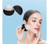 1 rouleau à glace en silicone noir pour le rétrécissement et le refroidissement des pores