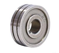 1 rouleau d'alimentation en fil pour applications de soudage MIG avec motif K moleté pour un approvisionnement en fil constant et lisse