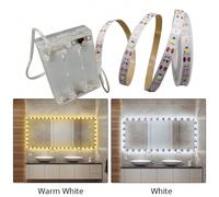 1 rouleau de bande lumineuse à LED avec boîtier à piles, convient pour l'arrière-plan de la télévision, la fête, la chambre à coucher, le camping de voyage, la décoration de Noël DIY, bande lumineuse