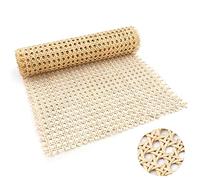1 Rouleau De Cannage Rotin, 30cm x 1m Rouleau de Sangle de Canne en Rotin Naturel pour Projets de Cannage Tissu en Rotin à Mailles pour Meubles Chaise Armoire Plafond