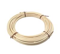 1 rouleau de cannelure en rotin naturel pour le tissage de meubles, roseau rond de 5 mm pour le tissage de paniers, canne de tissage de paniers en bobine de 250 g pour la fabrication de chaises et le