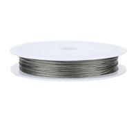 1 Rouleau de Fil de Perles en Acier Inoxydable, Cordon Solide for la Fabrication de Bijoux, 0,3 mm, 0,38 mm, 0,45 mm, 0,5 mm, 0,6 mm, 0,8 mm, 1 mm, for Loisirs créatifs(B,0.5mm 18meters)