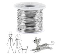 1 rouleau de fil en acier inoxydable 304, 0,5 mm x 100 m, fil de bricolage flexible pour la fabrication de bijoux, l'art floral, les sculptures, le bricolage, fil en acier inoxydable avec bobine pour