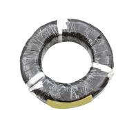 1 rouleau de fil en silicone haute tension 305M, câble noir 3KV DC 18-28 AWG pour équipement professionnel (28AWG)