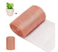 1 rouleau de filet en cuivre - 6 m x 12,7 cm - Ruban de cuivre contre les escargots et les limaces en cuivre - Facile à couper - Pour jardin, limaces, oiseaux, balcon - Lutte contre les parasites