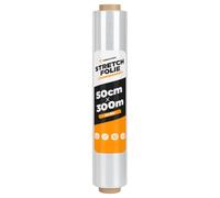 1 rouleau de film étirable transparent 50 cm x 300 m épaisseur 23 microns