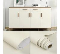 1 rouleau de papier peint simple de couleur unie, surface mate, papier peint autocollant, c'est-à-dire papier contact pelable et collant, utilisé pour les plans de travail, les armoires, les garde-rob