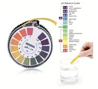 1 rouleau de papier réactif universel pour test de pH, gamme complète de pH 0-14, longueur 500 cm, indicateur, papier réactif pour l'eau, le sol, les aquariums, les boissons et autres substances (univ