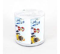 1 rouleau de papier toilette Polar Friends - Pingouin - Ours polaire - Walross, animaux - Hiver - Noël - Article cadeau 33 x 33 cm