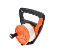 1 rouleau de plongée multi-usages avec poignée, butée de pouce, crochet pour sous-marin (orange 46M)