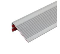 1 rouleau de protection de bord d'escalier en PVC souple antidérapant en forme de L pour bordure de marche