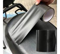 1 rouleau de ruban adhésif en tissu tressé noir, patchs de réparation ultra adhésifs, imperméables et résistants aux rayures, convient pour les canapés, meubles, sièges de voiture, sièges de bateau, c