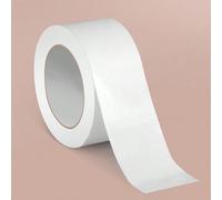 1 rouleau de ruban adhésif super collant, ruban en tissu blanc et argent, multi-usages, sans résidu, peut être déchiré à la main, adapté pour la réparation des conduits, le scellement des fenêtres, la