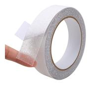 1 rouleau de ruban adhésif transparent antidérapant en caoutchouc pour escaliers, marches, rampes, baignoire, douche, cuisine, facile à coller sans marque (2,5 cm de large x 5 m de long)