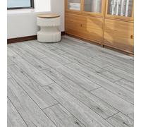 1 rouleau de sticker de sol autoadhésif imitation bois gris, papier peint amovible antidérapant et imperméable, épaisseur : 0,37 mm, convient pour la salle de bain, le salon, la chambre, la cuisine, l