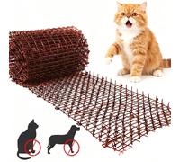 1 rouleau de tapis anti-chat en matériau PP, efficace contre les interférences des chats et des chiens, convient pour les pots de fleurs, les pelouses, les bureaux intérieurs, les cours extérieures, p