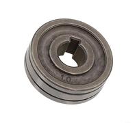 1 rouleau d'entraînement à rainure en V pour fil de soudage MIG 30 mm de diamètre extérieur, 10 mm ID, compatible avec les modèles de soudeur courants y compris la série MIG100 (0,8-1,0)