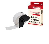 1 rouleau DK11221 étiquette carée compatible pour Brother 23x23 mm Lot de 1000 noir sur blanc - NOPAN-INK
