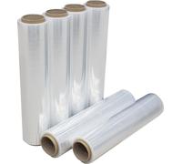 1 rouleau - film étirable 500mm x 150m 23my - film pour palettes, film d'emballage, film de déménagement pour un transport sûr - résistant à la déchirure, flexible, transparent, idéal pour le stockage