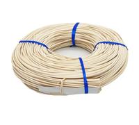 1 Rouleau Moelle de Rotin Cannage Naturelle pour Vannerie, 250g Ronde Rouleau de Osier Rotin à Tresser, Tuyau Tressé Canne Kit de Réparation pour Meubles de Jardin, Projets de Bricolage(1.2mm x 75m)