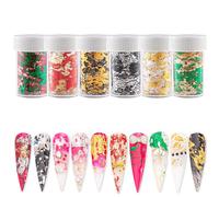 1 Rouleau Nail Art Papier Autocollant Feuille Sally Net Papier Décalcomanies Transfert Ongles Manucure Feuille D'or Argent Fragment Ligne Ruban 3d Nail Art