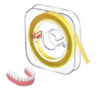 1 Rouleau Papier Abrasif Dentaire,20um Bande de Polissage Dentaire Papier Abrasif pour Espaces Intermédiaires,Bande Blanchiment Dentaire pour Nettoyage en Profondeur Dents Soins Bucco 4mm x 6M-Jaune