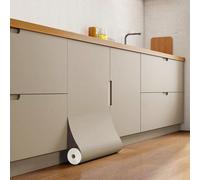 1 rouleau, papier peint amovible de couleur unie finition mate, imperméable et résistant à l'huile, papier peint autocollant en PVC, à coller et décoller, convient pour la cuisine, la salle de bain, l